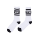 calza media uomo drop v crew socks WHITE/BLACK