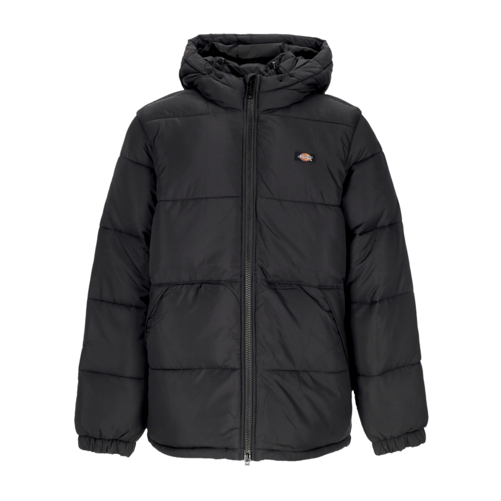 piumino uomo waldenburg hooded jacket BLACK