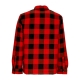 camicia imbottita uomo sherpa lined sacramento RED