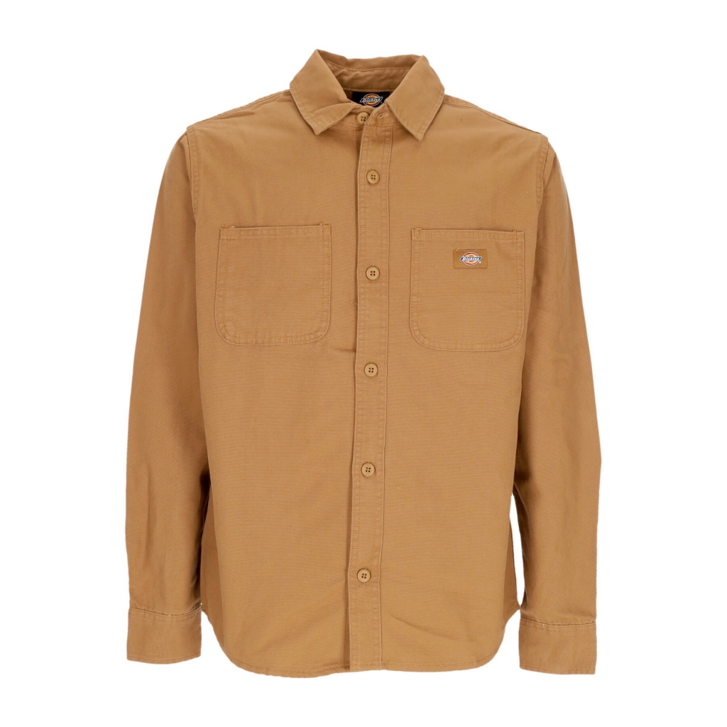 camicia manica lunga uomo duck canvas l/s shirt BROWN DUCK