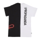 maglietta uomo logo double tee WHITE/BLACK