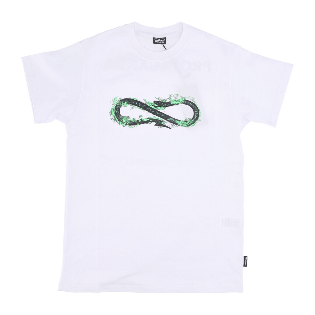 maglietta uomo logo fire tee WHITE