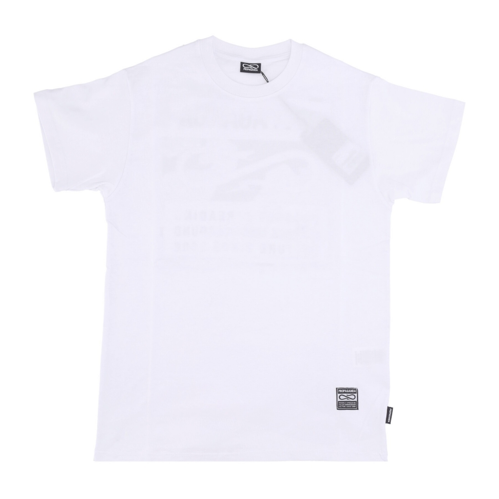 maglietta uomo logo label tee WHITE | Bowdoo.com