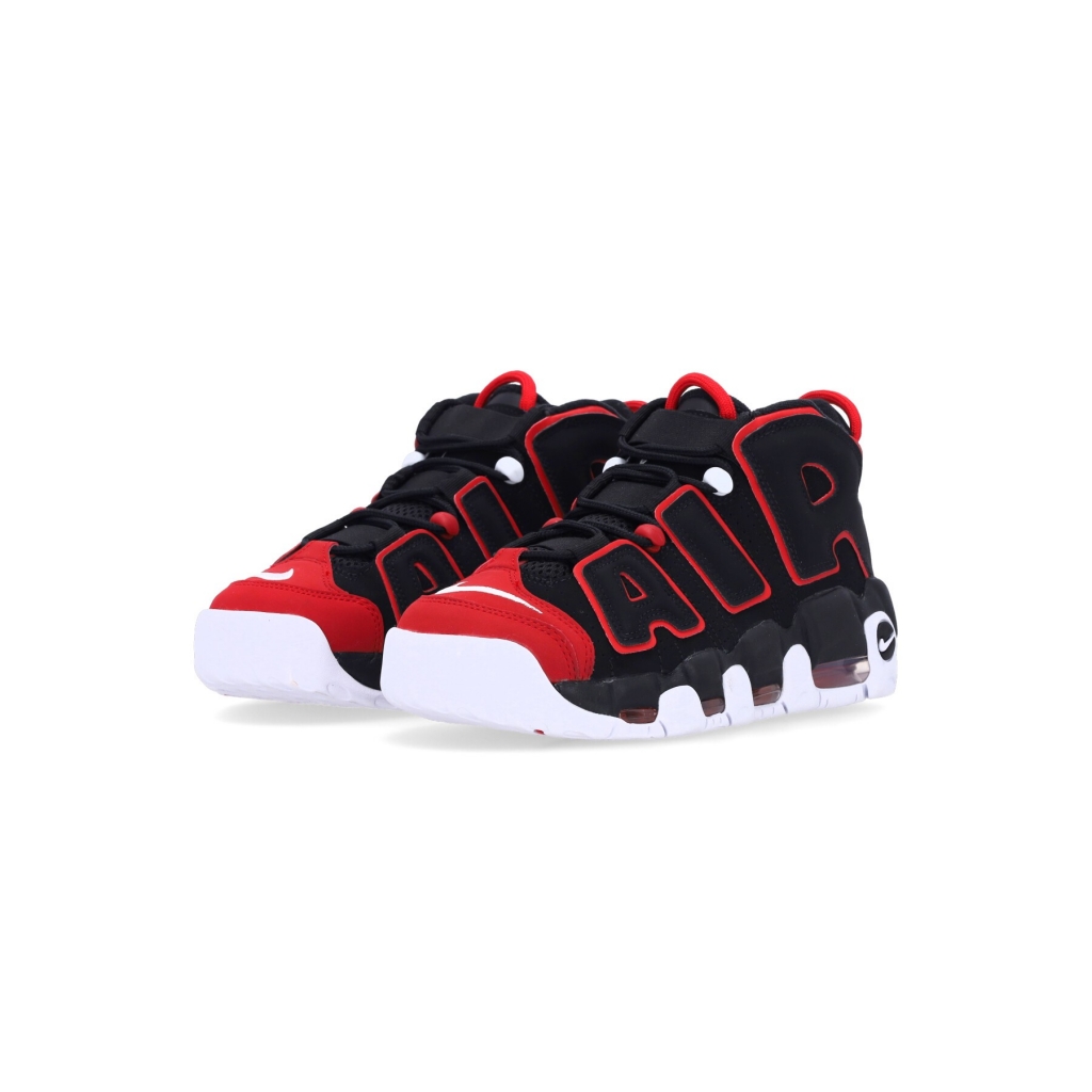 scarpa alta uomo air more uptempo 96 BLACK BLACK UNIVERSITY RED WHITE Bowdoo