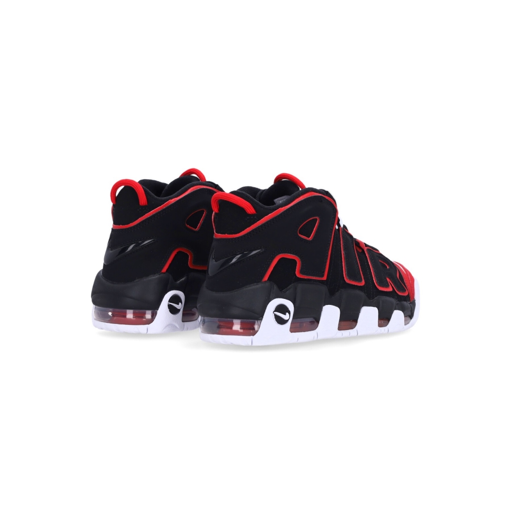 scarpa alta uomo air more uptempo 96 BLACK/BLACK/UNIVERSITY RED/WHITE