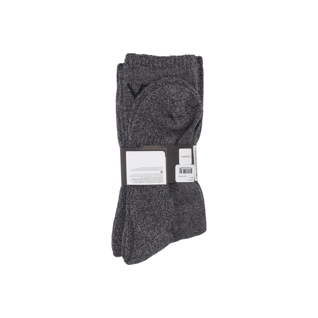 calza media uomo classic crew socks BLACK HEATHER