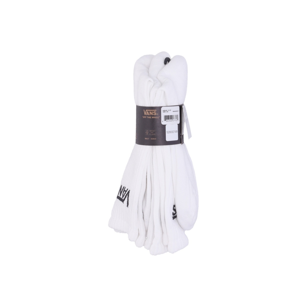 calza media uomo classic crew socks WHITE