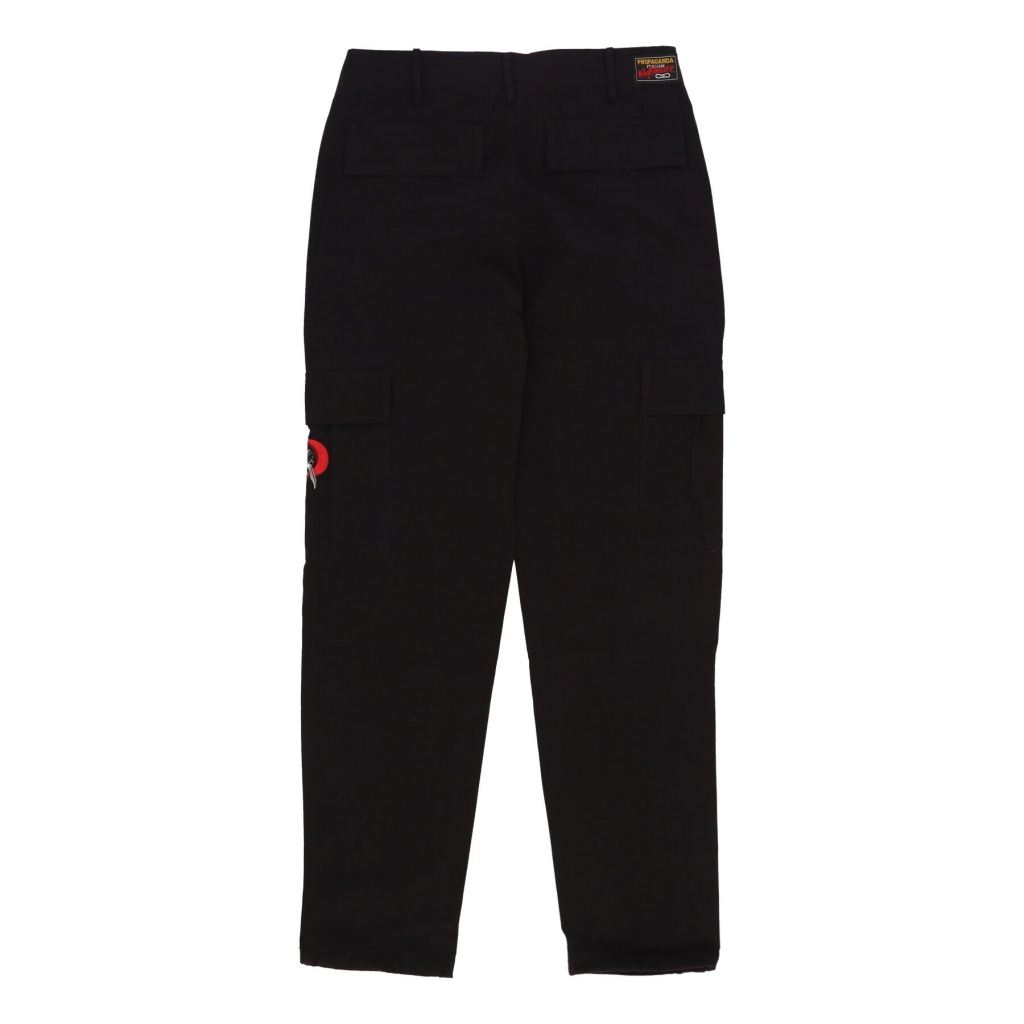 pantalone lungo uomo crime cargo pant BLACK