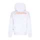 felpa cappuccio uomo dominet hoodie WHITE