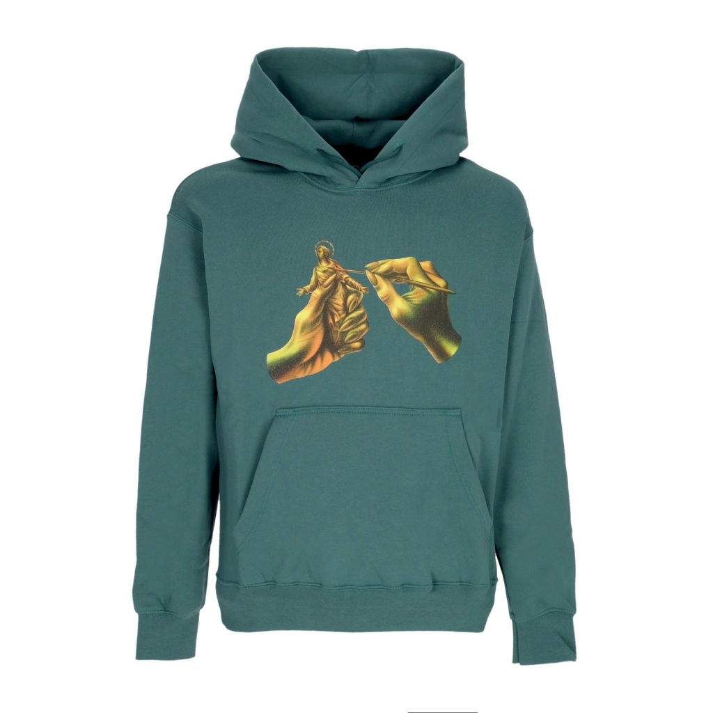 felpa cappuccio uomo dominet hoodie FOREST GREEN