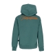 felpa cappuccio uomo dominet hoodie FOREST GREEN