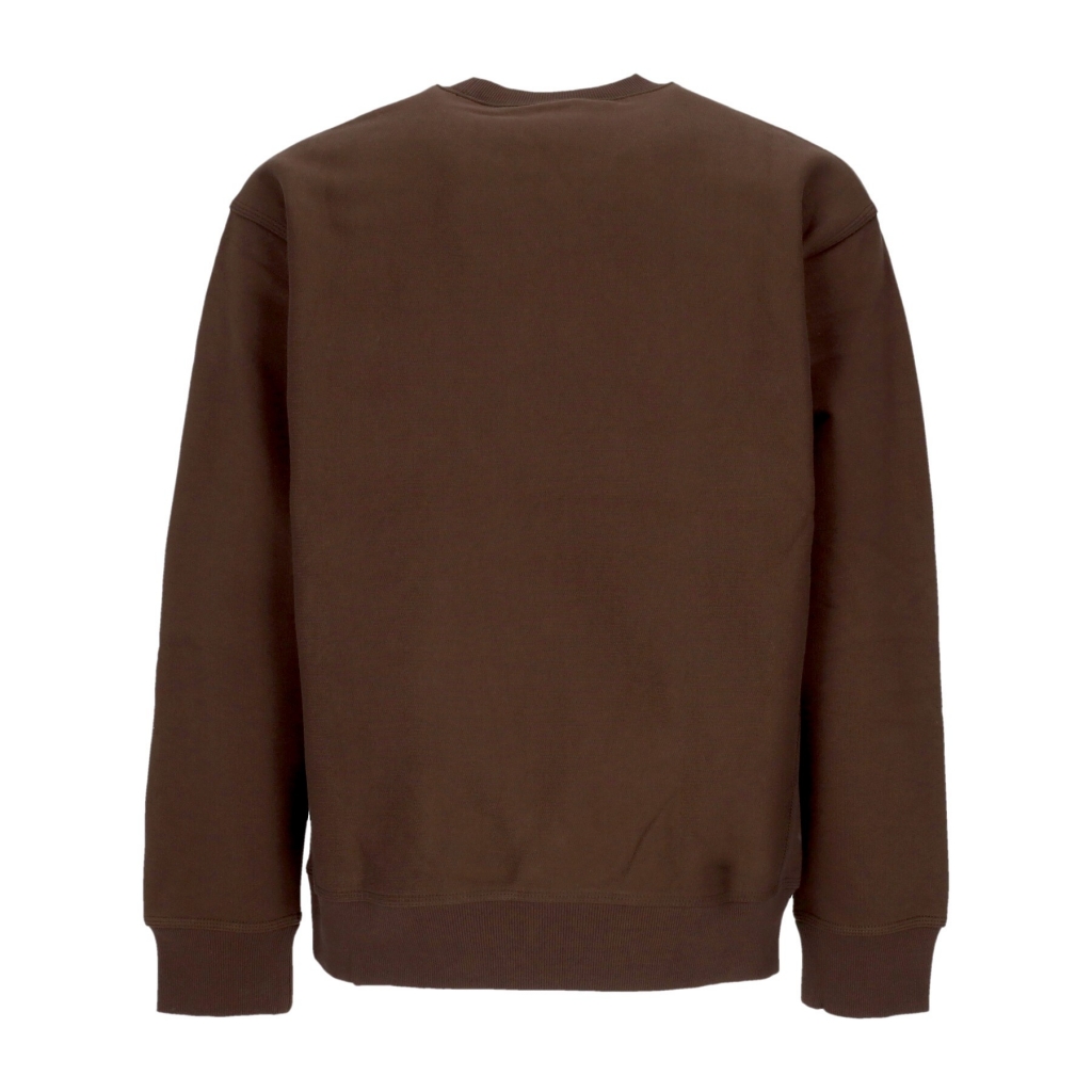 felpa girocollo uomo american script sweat BUCKEYE