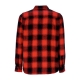 camicia manica lunga uomo indy flannel x independent RED