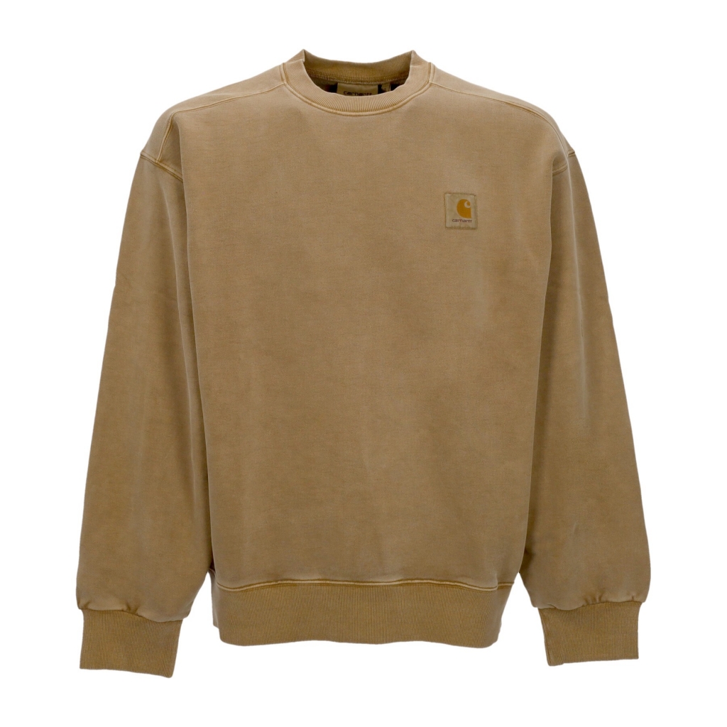 felpa girocollo uomo vista sweat BUFFALO GARMENT DYED