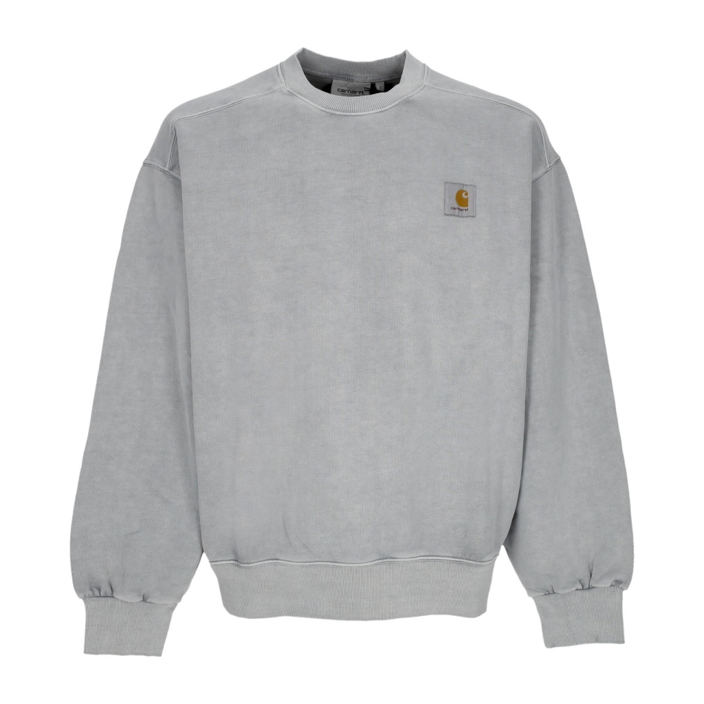 felpa girocollo uomo vista sweat MIRROR GARMENT DYED