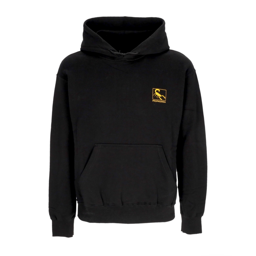 felpa cappuccio uomo saudi hoodie BLACK