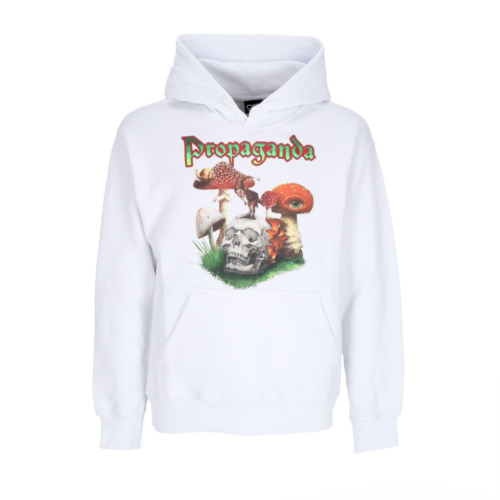 felpa cappuccio uomo amanita hoodie WHITE