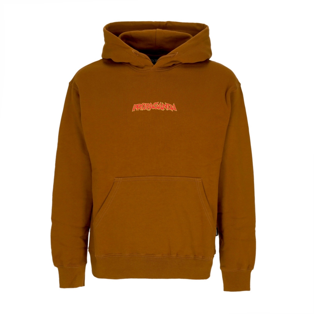 felpa cappuccio uomo melt hoodie BROWN