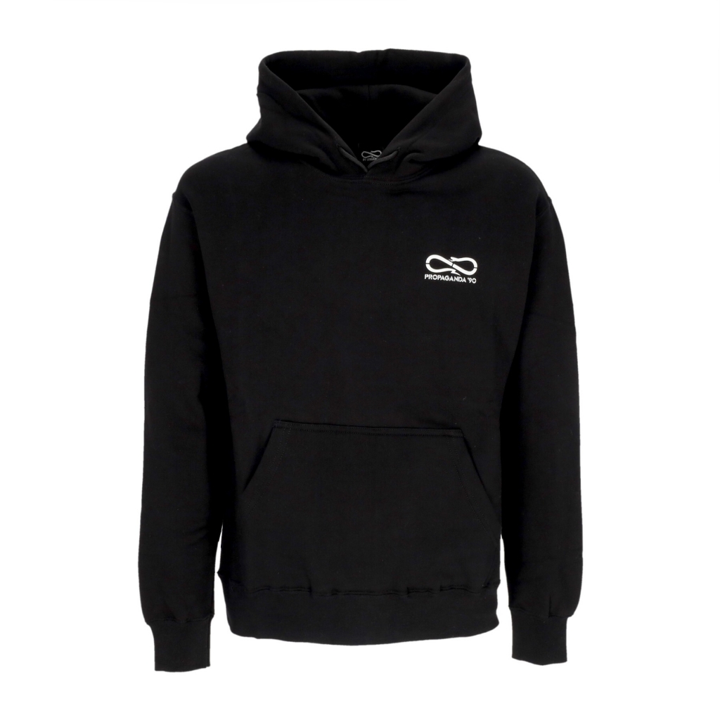 felpa cappuccio uomo novanta hoodie BLACK