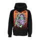 felpa cappuccio uomo ribs bones hoodie BLACK