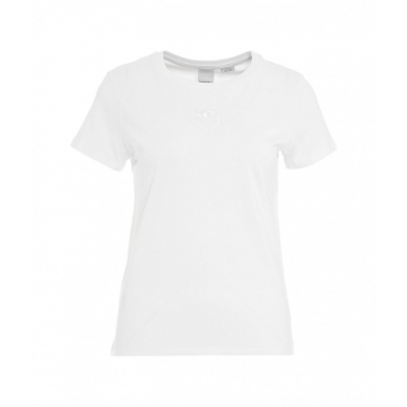 T-shirt con ricamo bianco
