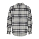 camicia manica lunga uomo l/s hawkins shirt GREY HEATHER