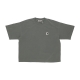 maglietta donna w nelson tee SMOKE GREEN GARMENT DYED