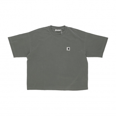 maglietta donna w nelson tee SMOKE GREEN GARMENT DYED