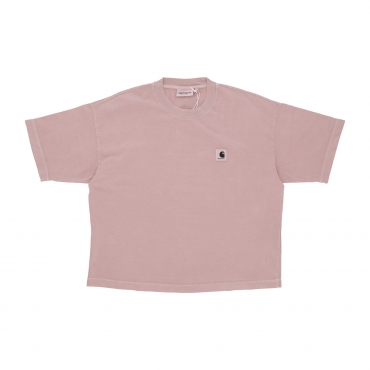 maglietta donna w nelson tee PINK GARMENT DYED