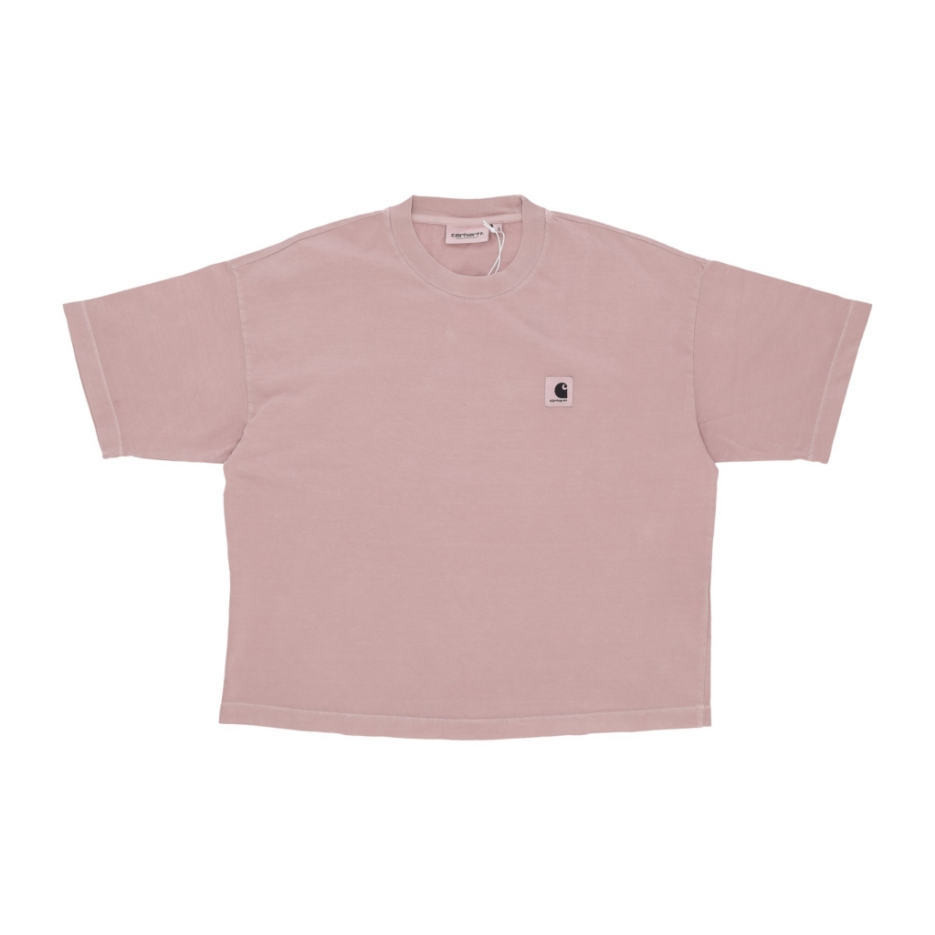 maglietta donna w nelson tee PINK GARMENT DYED