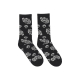 calza media uomo paisley socks PAISLEY BIG JAQUARD/BLACK