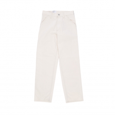 jeans uomo single knee pant WHITE RINSED