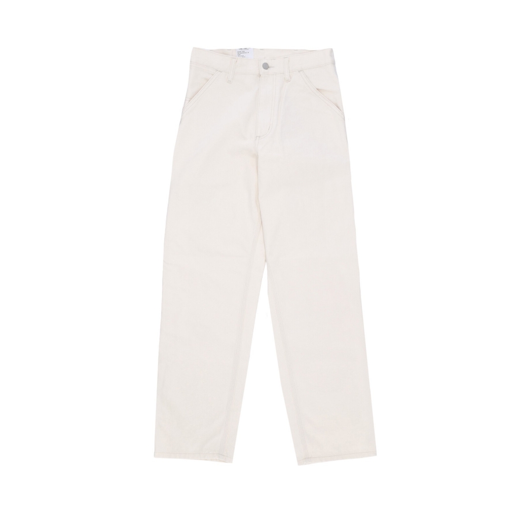 jeans uomo single knee pant WHITE RINSED