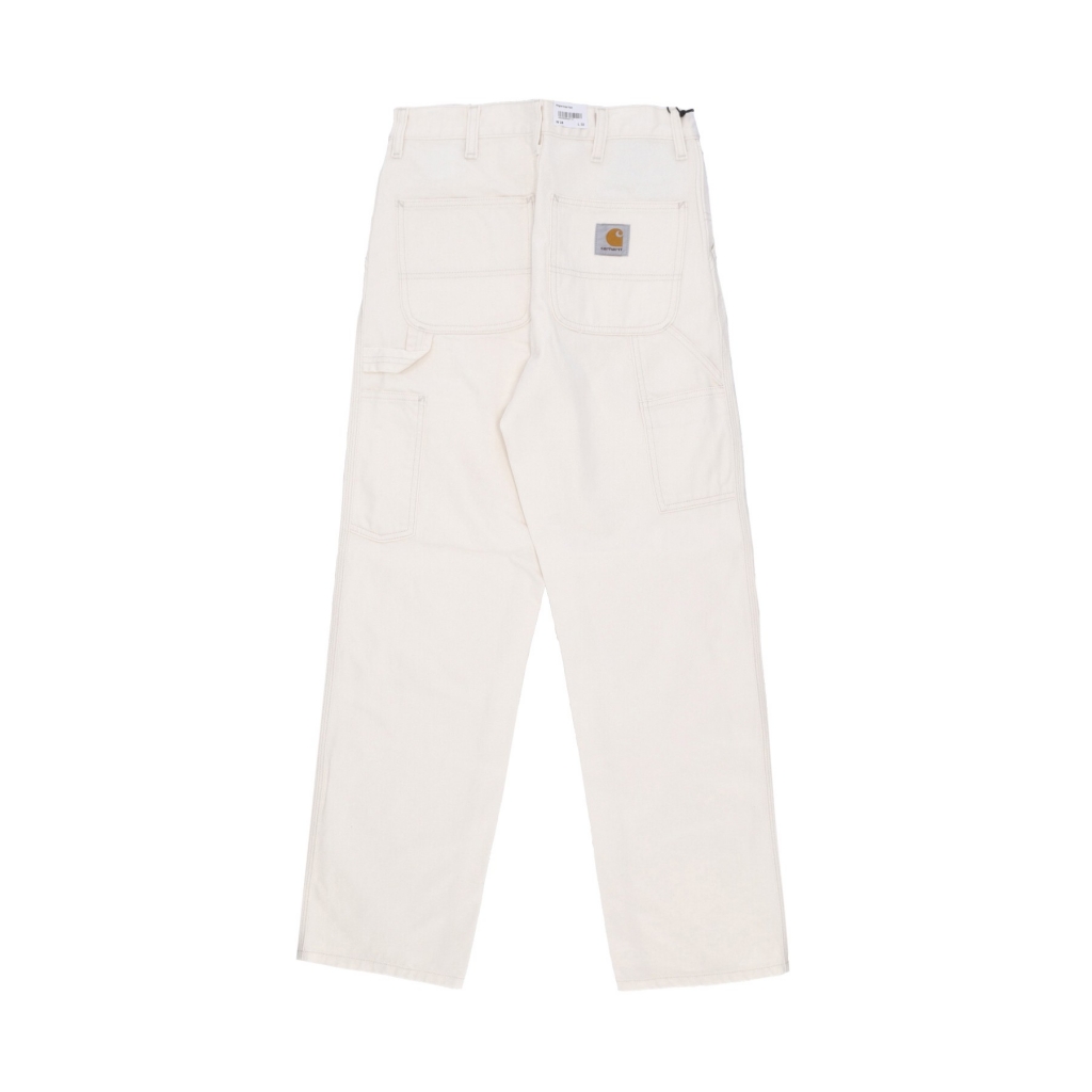 jeans uomo single knee pant WHITE RINSED