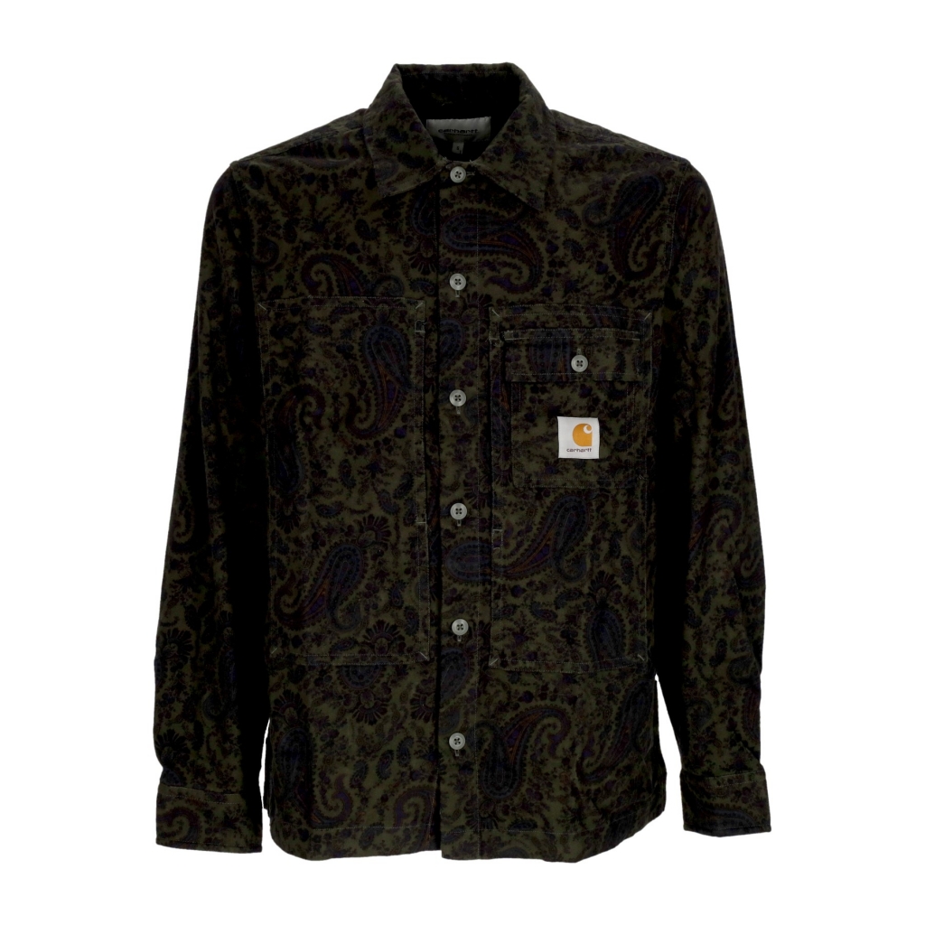 camicia manica lunga uomo l/s charter shirt PAISLEY PRINT/PLANT