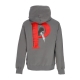 felpa cappuccio uomo crime hoodie GREY