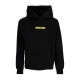 felpa cappuccio uomo ribs demoni hoodie BLACK