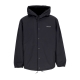 giubbotto uomo hooded coach jacket BLACK/WHITE