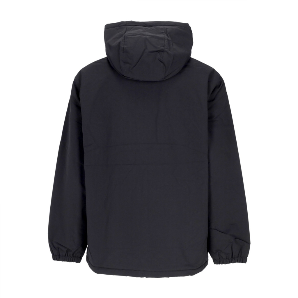 giubbotto uomo hooded coach jacket BLACK/WHITE | Bowdoo.com