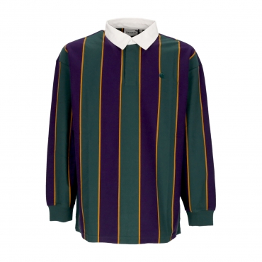 polo manica lunga uomo l/s ruben rugby shirt RUBEN STRIPE/DISCOVERY GREEN