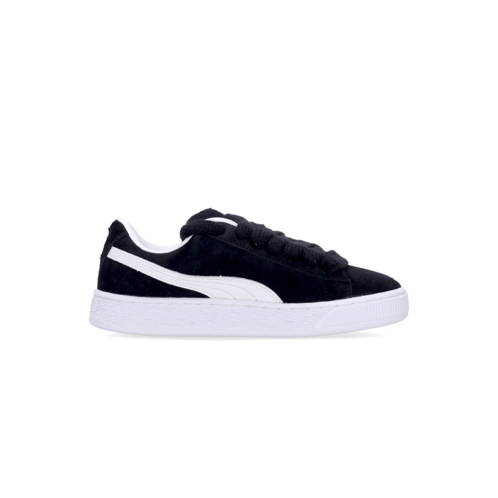 scarpa bassa ragazzo suede xl j BLACK/WHITE