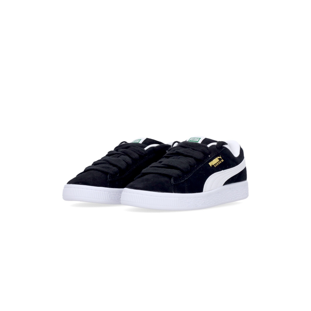 scarpa bassa bambino suede xl ps BLACK/WHITE