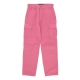 pantalone lungo uomo cargo canvas PINK