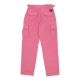 pantalone lungo uomo cargo canvas PINK