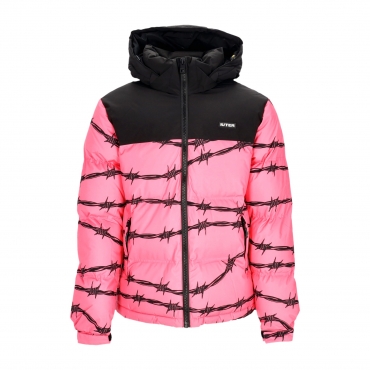 piumino uomo barbwire puff jacket PINK