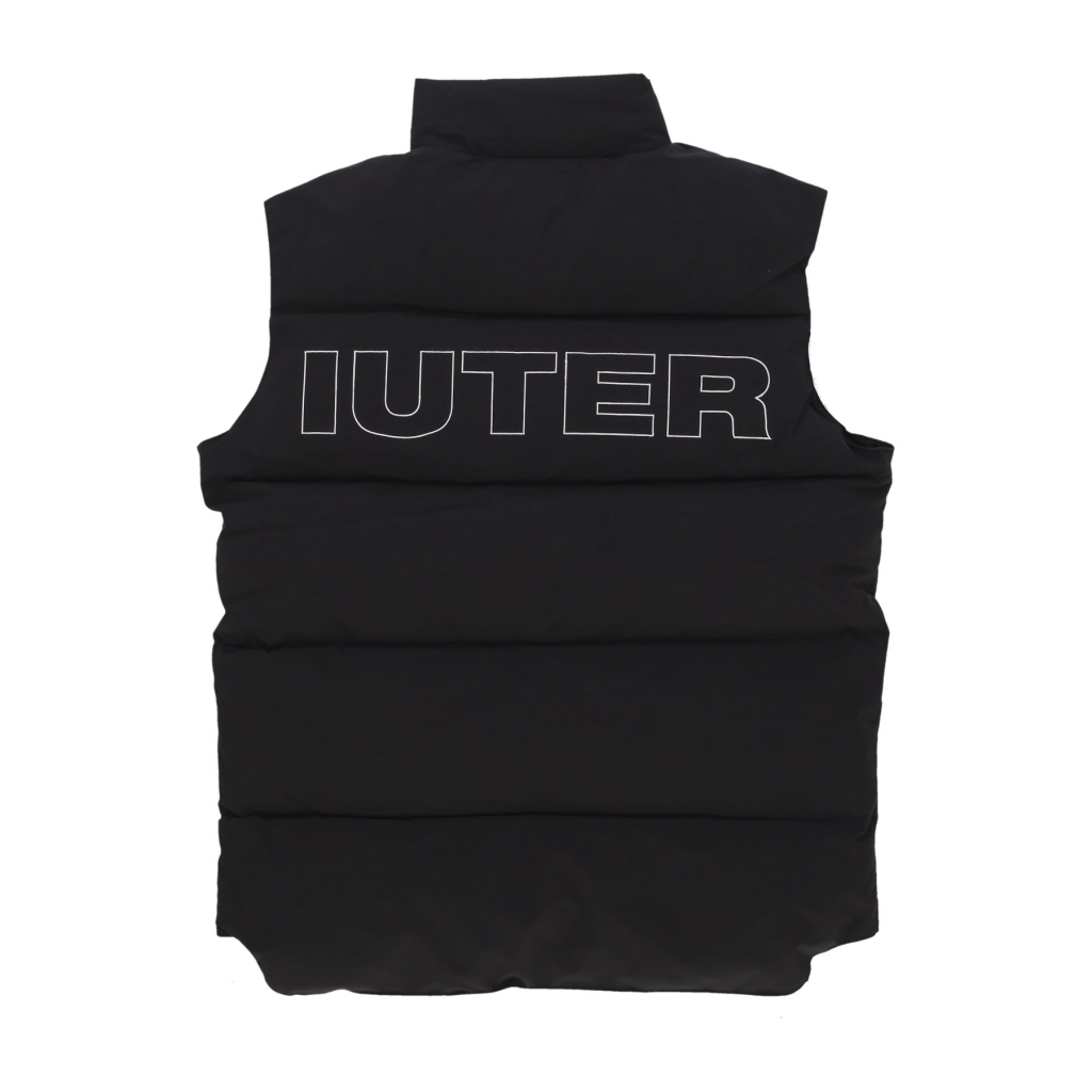 piumino smanicato uomo puff vest BLACK