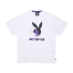 maglietta uomo logo tee x playboy WHITE