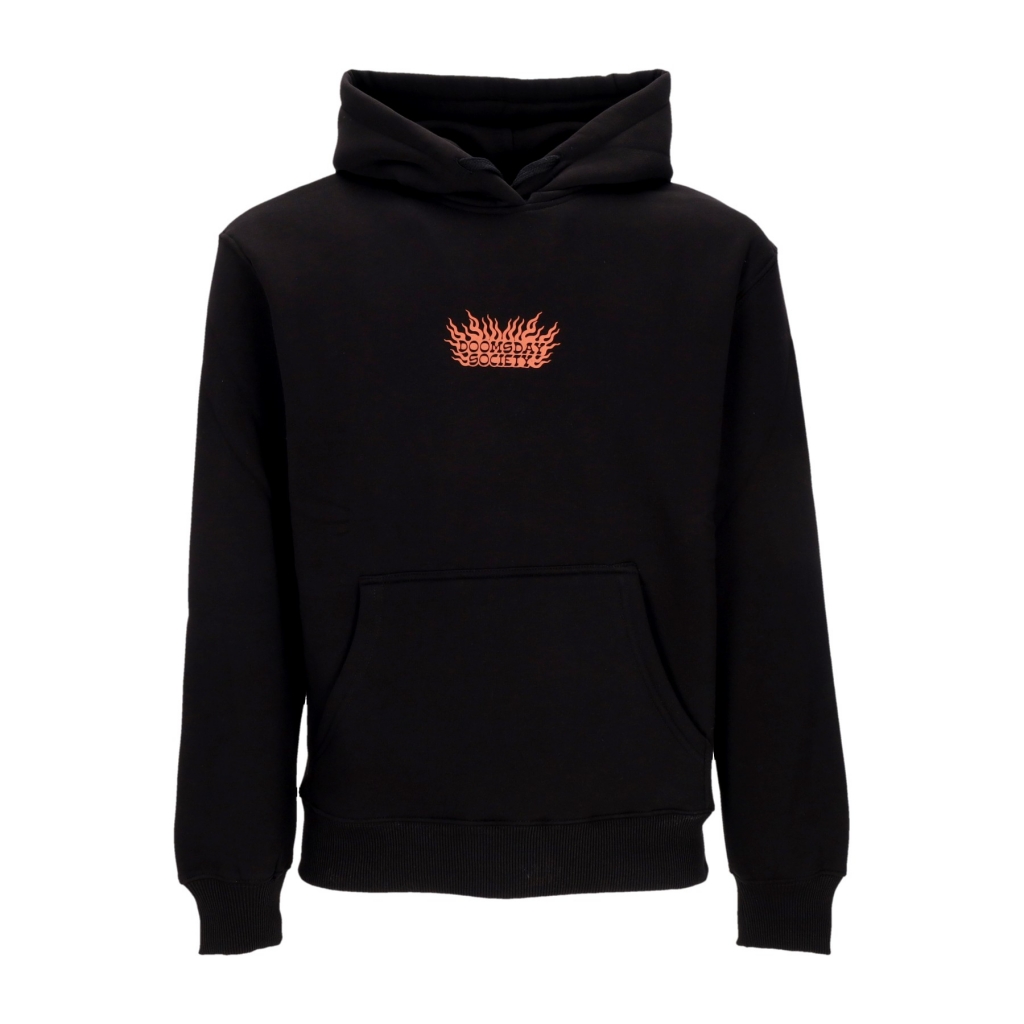 felpa cappuccio uomo mental cage hoodie BLACK