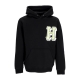 felpa cappuccio uomo thicc hoodie BLACK