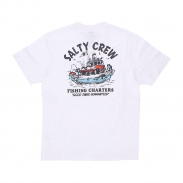 maglietta uomo fishing charters premium WHITE